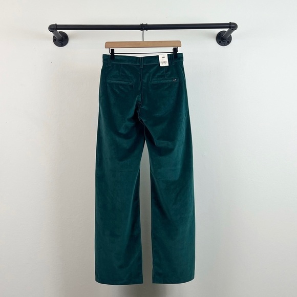 NWT Levi’s Baggy Velvet Trouser Pants in Dark Green - Picture 10 of 12